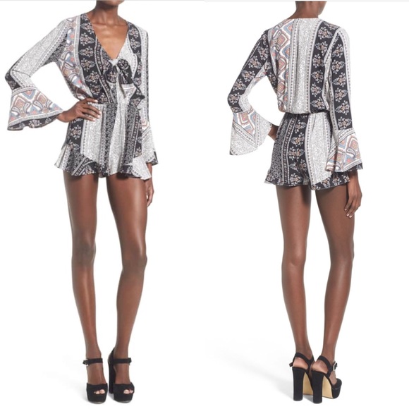 leith tie front jumpsuit